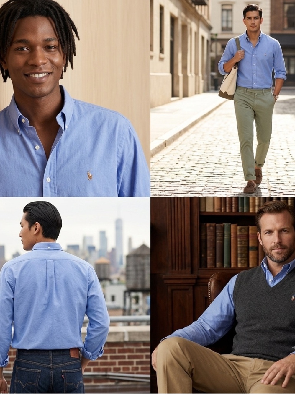 Ralph Lauren Light Blue Oxford Button-Down Shirt